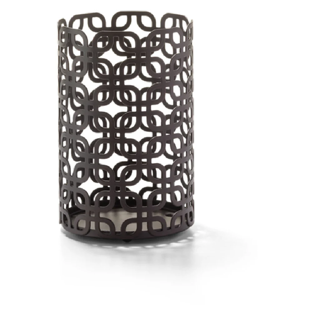 Hollowick WRBM39 3-3/16 Inch Diameter Round Candle Lamp Steel Dark Bronze Satin Finish