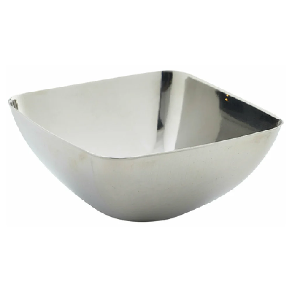 Steelite GWSBSQ18 6 Oz Snack Bowl Stainless Steel Square 3-1/2 Inch 2 Dozen Packs