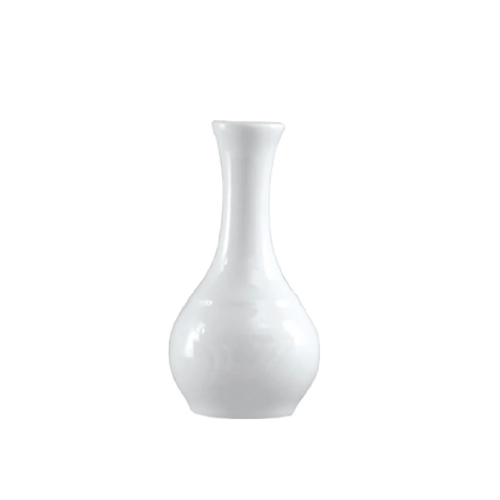 CAC China RSV-BV 1.5 Inch Embossed Bud Vase Porcelain Super White CAC China RSV-BV 1.5 Inch Embossed Bud Vase Porcelain Super White