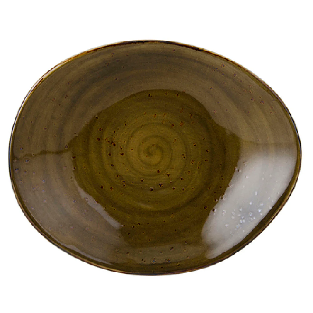 Tuxton GGW-652 12 Inch Plate Lead-Free Porcelain with Dishwasher Safe