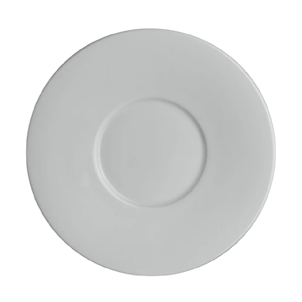 Steelite 61191ST7862 6.125 Inch Saucer Round Porcelain Cool Blue-White