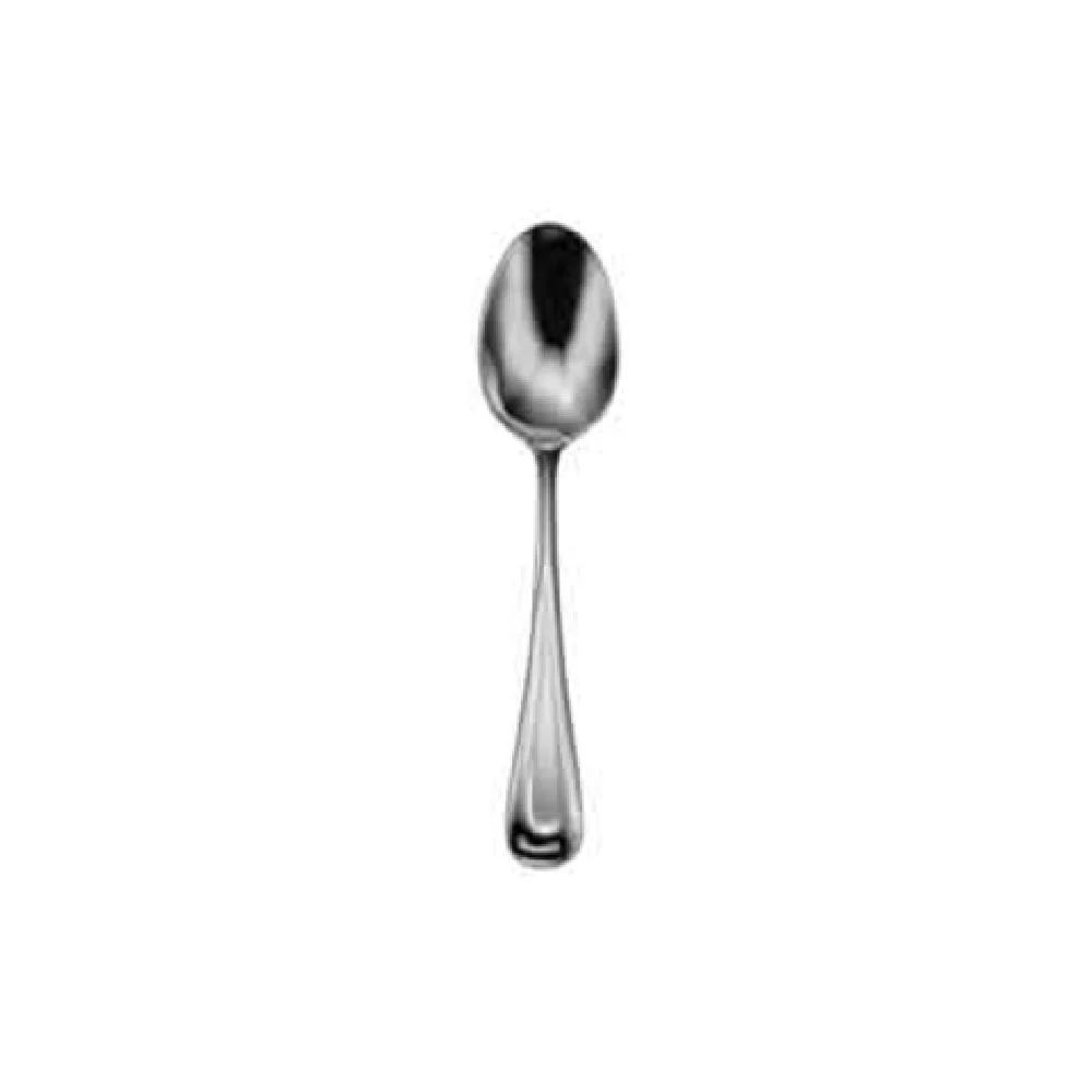 1880 Hospitality B882SADF 4-3/8 Inch Teardrop Handle Coffee Spoon Heavy Gauge Stainless Steel Mirror Finish