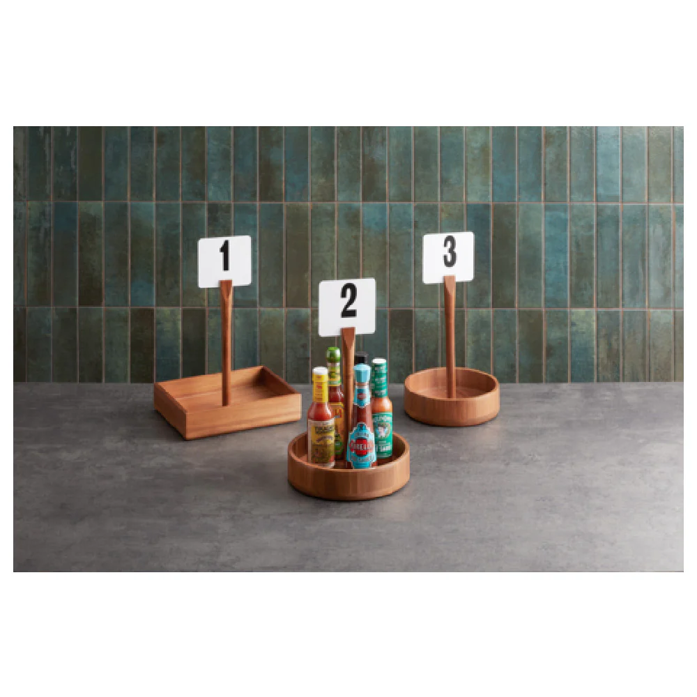 American Metalcraft CCAW9 7.2 Inch Wood Condiment Caddy Acacia Loft Collection American Metalcraft CCAW9 7.2 Inch Wood Condiment Caddy Acacia Loft Collection