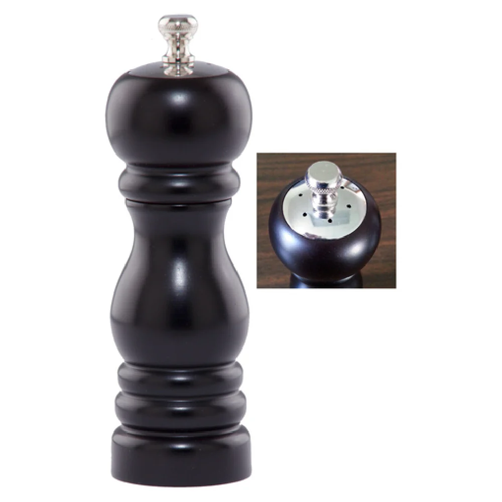 Chef Specialties 6950 Duo Combo Salt and Pepper Mill Ebony Wood with Stainless Steel