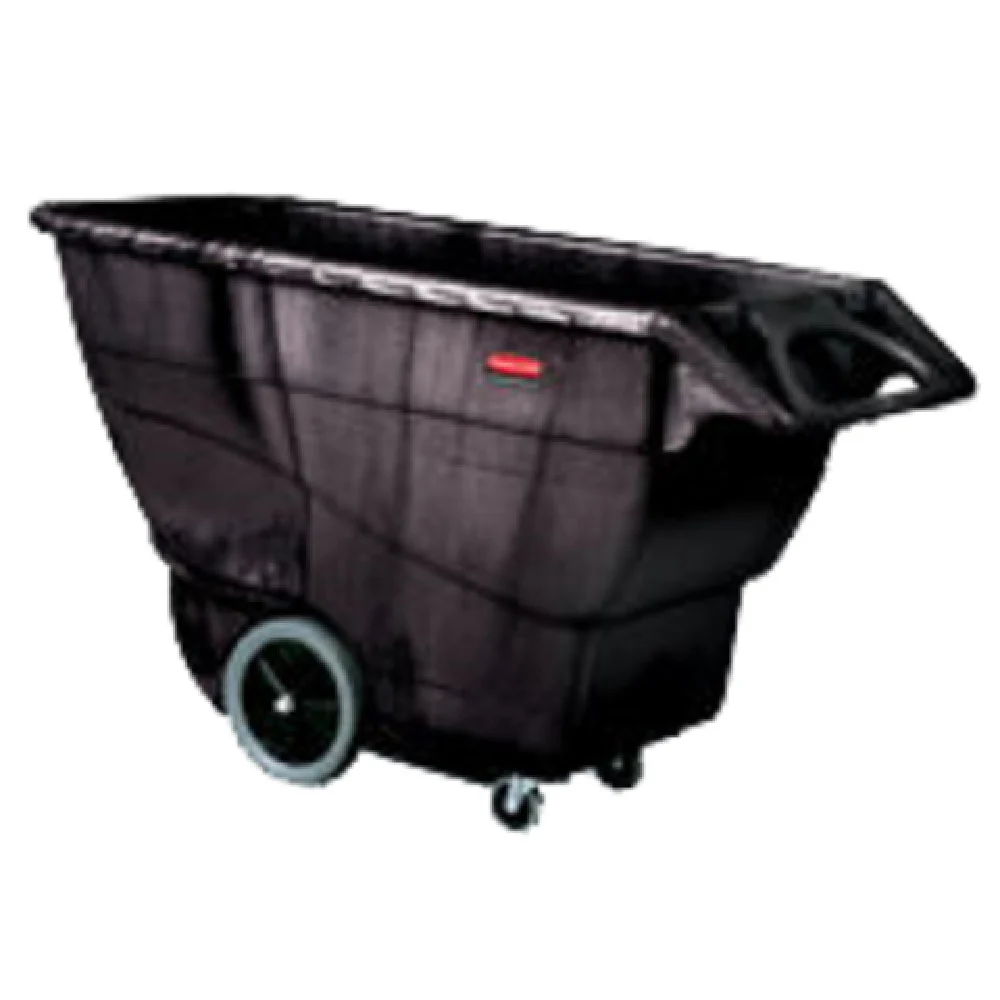 Rubbermaid FG9T1600BLA 33 Inch Tilt Truck Heavy Duty Mobile Structural Foam Black