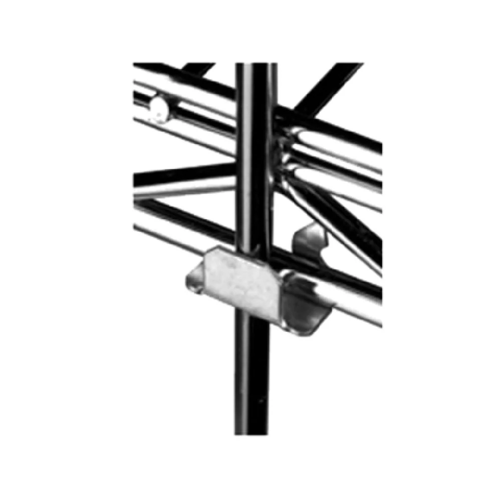 Eagle R86-S Shelving Rod Stainless Steel Includes 4 Tabs for Organization