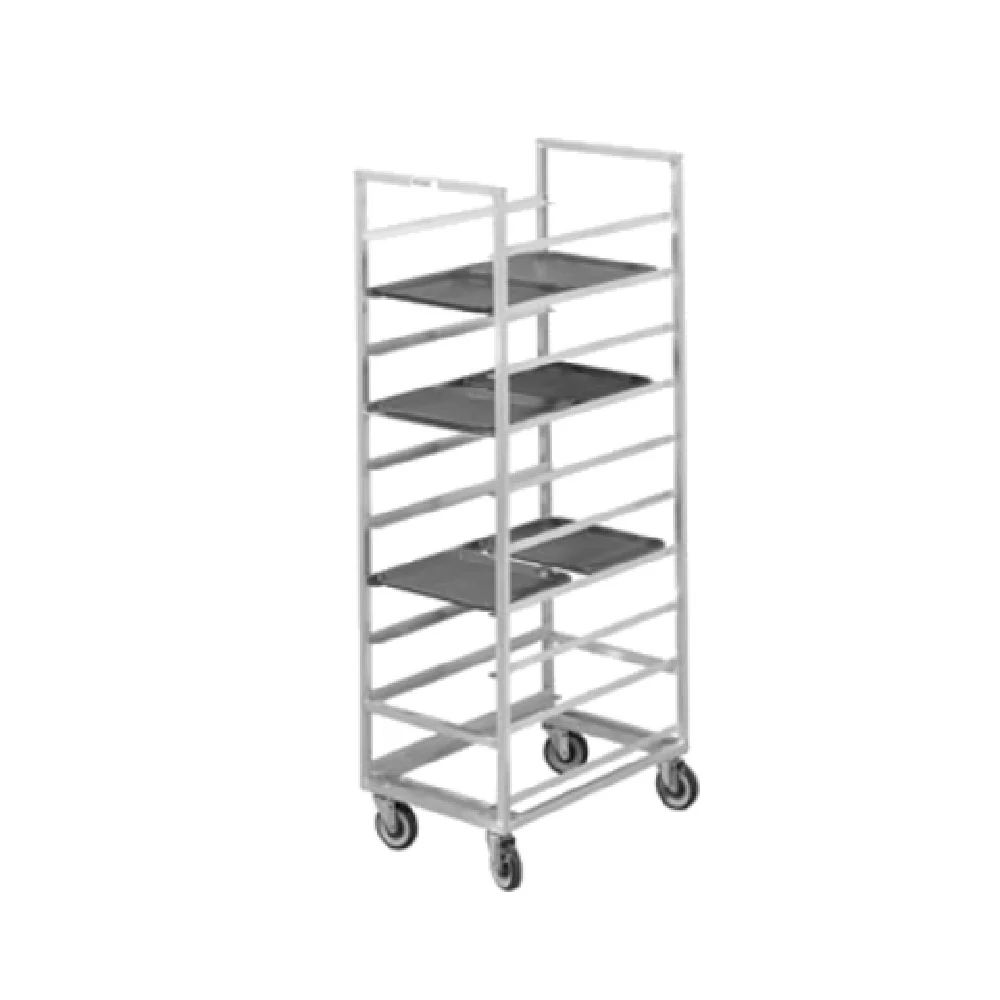 Channel 440A 21 Inch Cafeteria Tray Rack End Load Aluminum 20 Trays Channel 440A 21 Inch Cafeteria Tray Rack End Load Aluminum 20 Trays