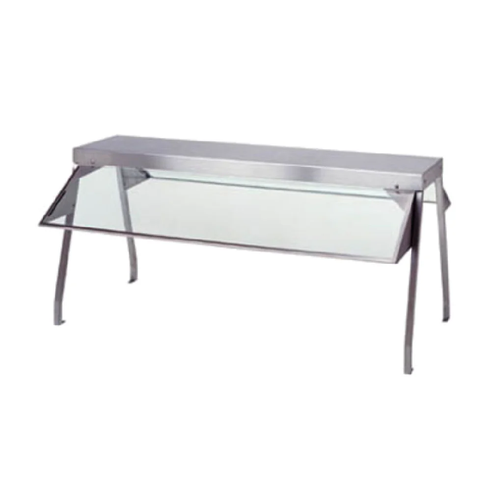 Duke 937FL 44 Inch Buffet Shelf with Dual Glass Sneeze Guards Stainless Steel Duke 937FL 44 Inch Buffet Shelf with Dual Glass Sneeze Guards Stainless Steel