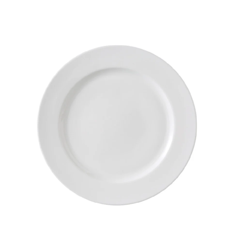 Yanco VS-111 11 1/4 Inch Plate White China Dishwasher Safe Case of 12