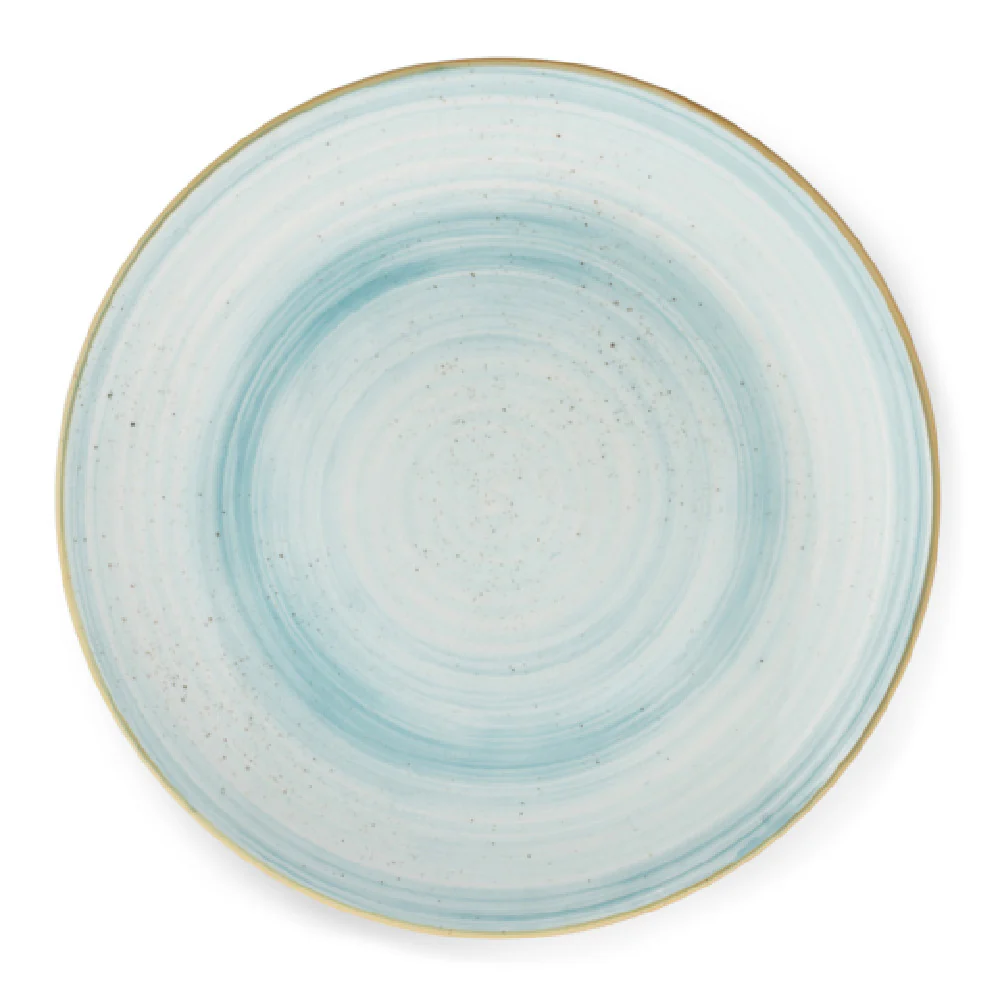 Bon Chef 2060024P-SB 10.25 Inch Coupe Plate with Sky Blue Finish Porcelain Bon Chef 2060024P-SB 10.25 Inch Coupe Plate with Sky Blue Finish Porcelain