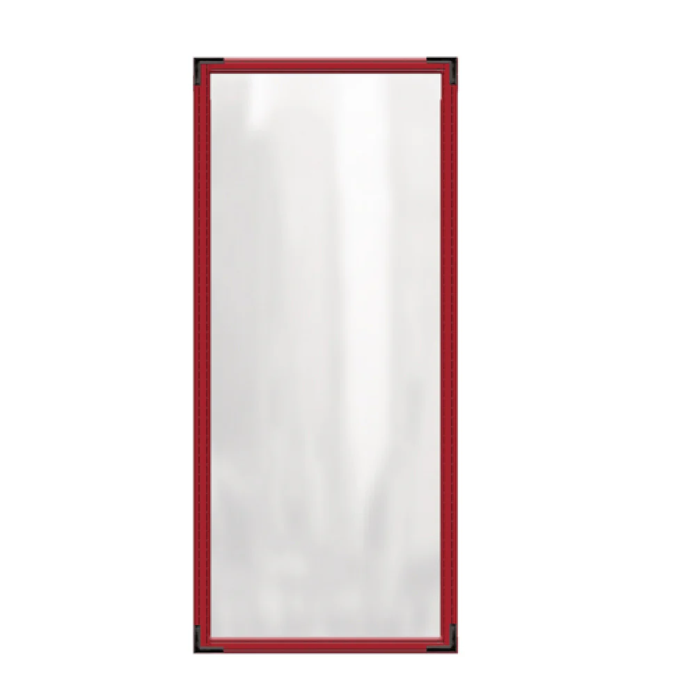 Risch TES 5.5X17-LEATHERETTE 5-1/2 Inch Menu Cover Vinyl Sewn Leatherette
