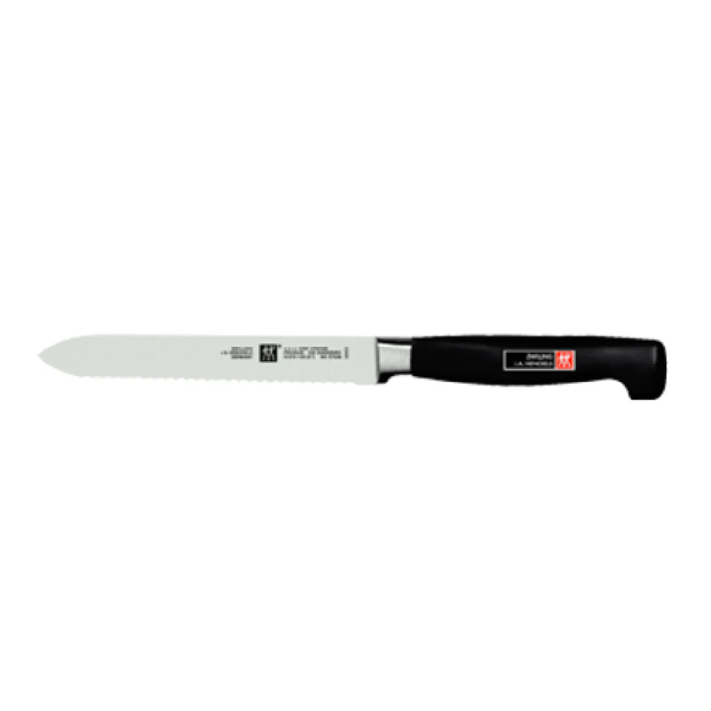 Zwilling 31070-133 5 Inch Serrated Blade Utility Knife High Carbon Stainless Steel Handle