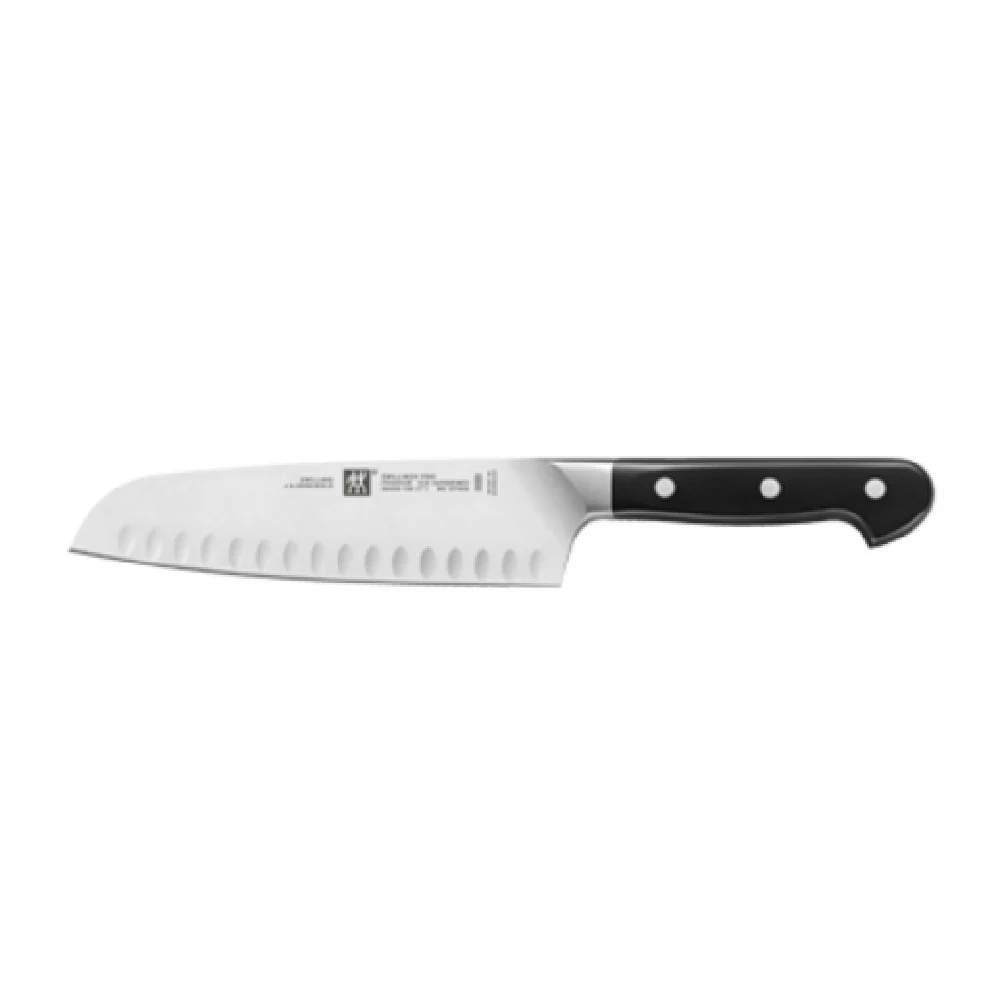 Zwilling 38408-183 7 Inch Hollow Edge High Carbon Stainless Steel Santoku Knife
