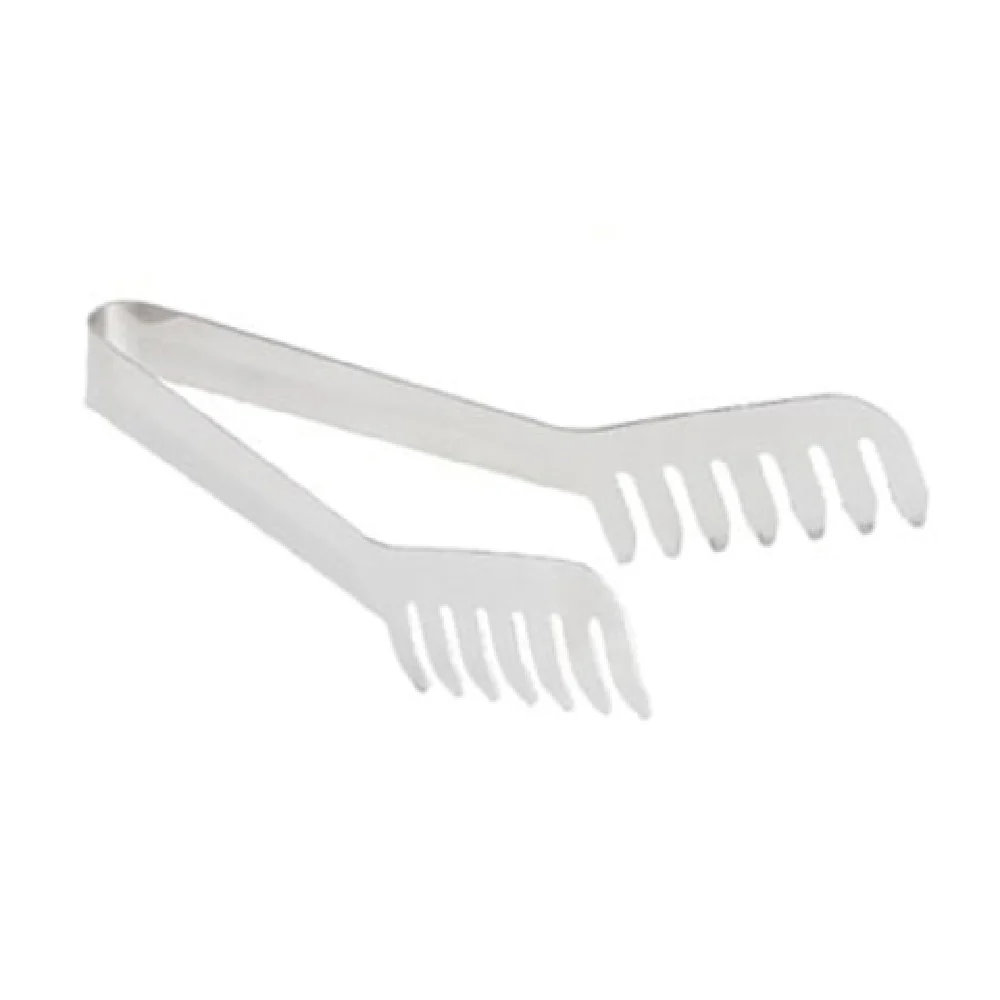 Crestware TNGST8 8 Inch Spaghetti Tongs Stainless Steel for Foodservice