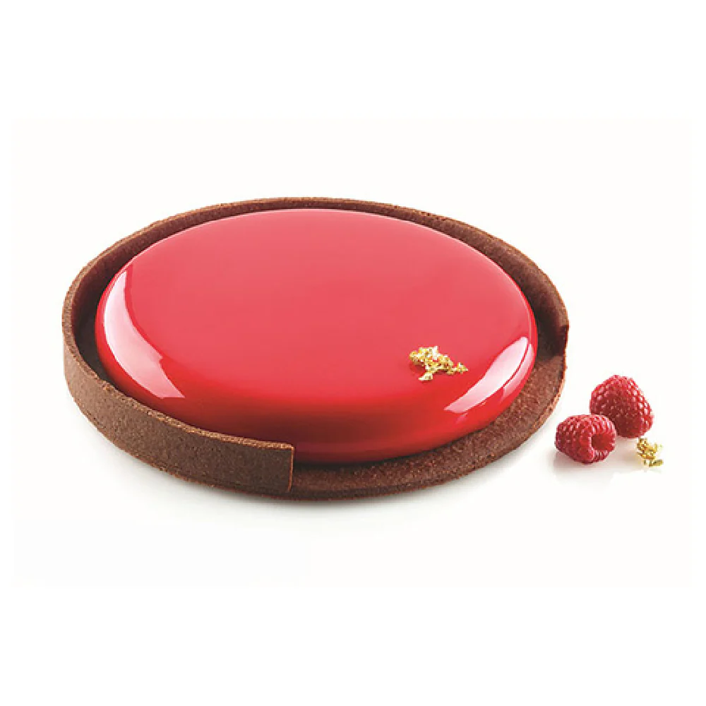 Louis Tellier KIT TART RING 19 6 Inch Tart Mold with Silicone and Non-stick Ring