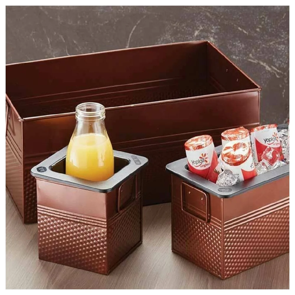 American Metalcraft BEVC1266 12-1/4 Inch Beverage Tub Galvanized Copper Finish