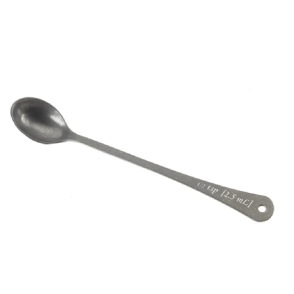 Mercer Culinary M37040 6 Inch 0.5 Tsp Measured Bar Spoon Vintage Finish Stainless Steel