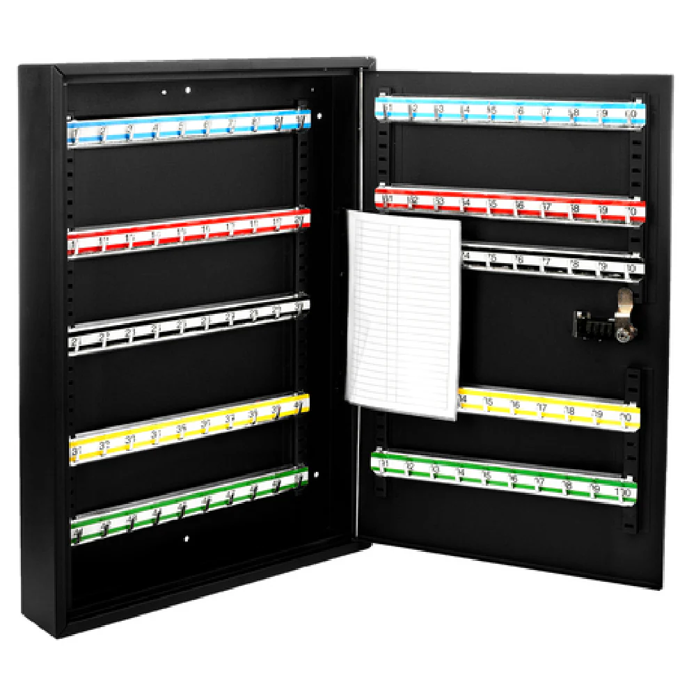 Alpine Industries ADI683-100-BLK 15 Inch Key Cabinet 100 Key Capacity Steel and Black Finish Alpine Industries ADI683-100-BLK 15 Inch Key Cabinet 100 Key Capacity Steel and Black Finish