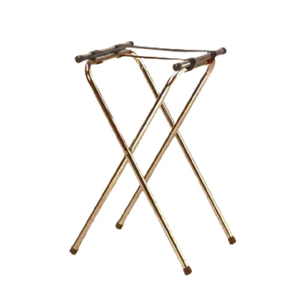 American Metalcraft TRSD1815 19 Inch Deluxe Tray Stand with Black Nylon Straps