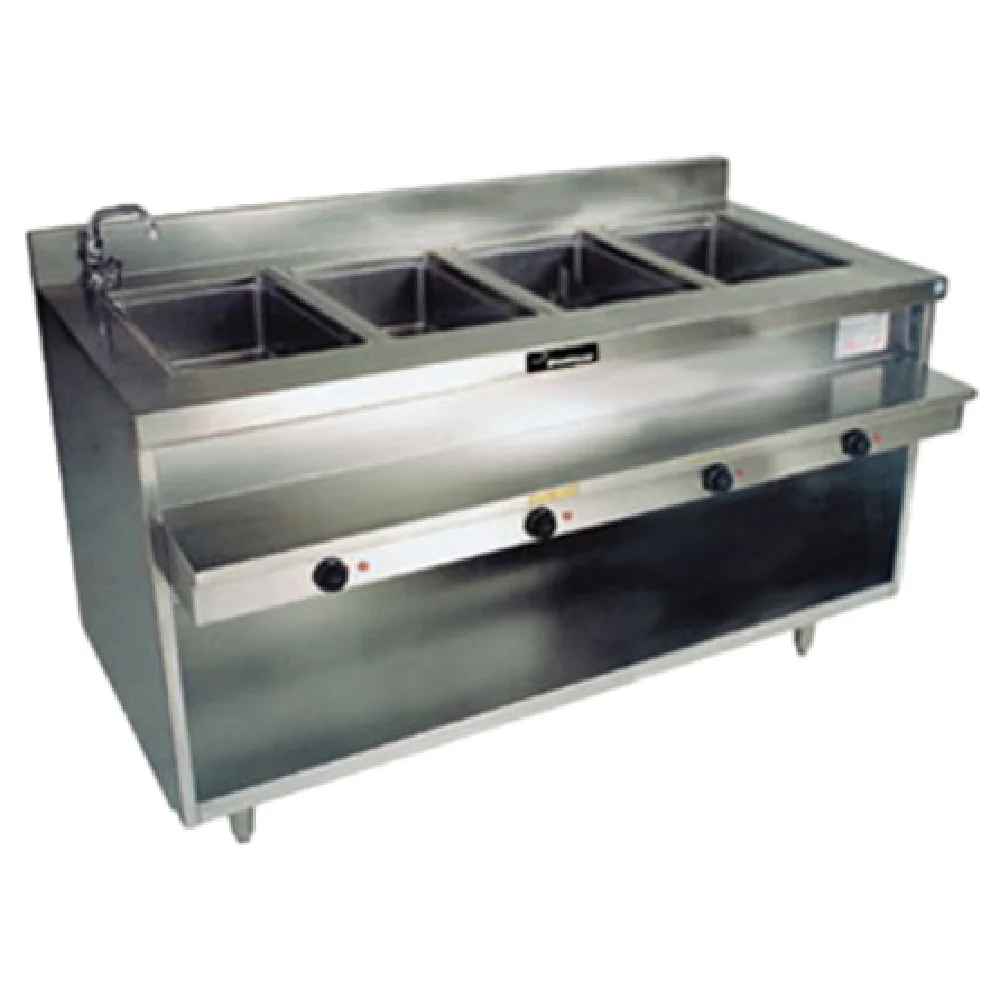 Delfield F14EI460_208/60/1 60 Inch Hot Food Table Electric with Four Wells Delfield F14EI460_208/60/1 60 Inch Hot Food Table Electric with Four Wells