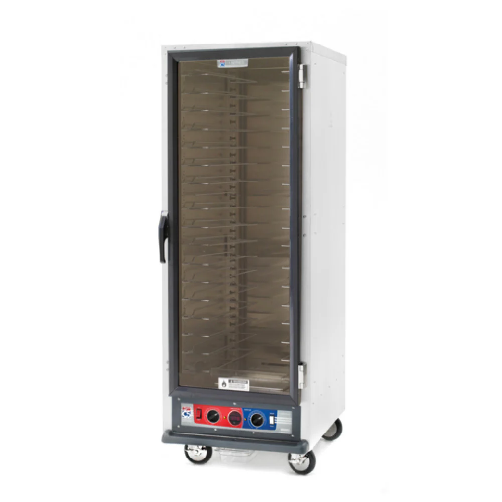 Metro C519-CFC-UA 25 Inch C5 1 Series Heated Holding Proofing Cabinet Mobile Aluminum