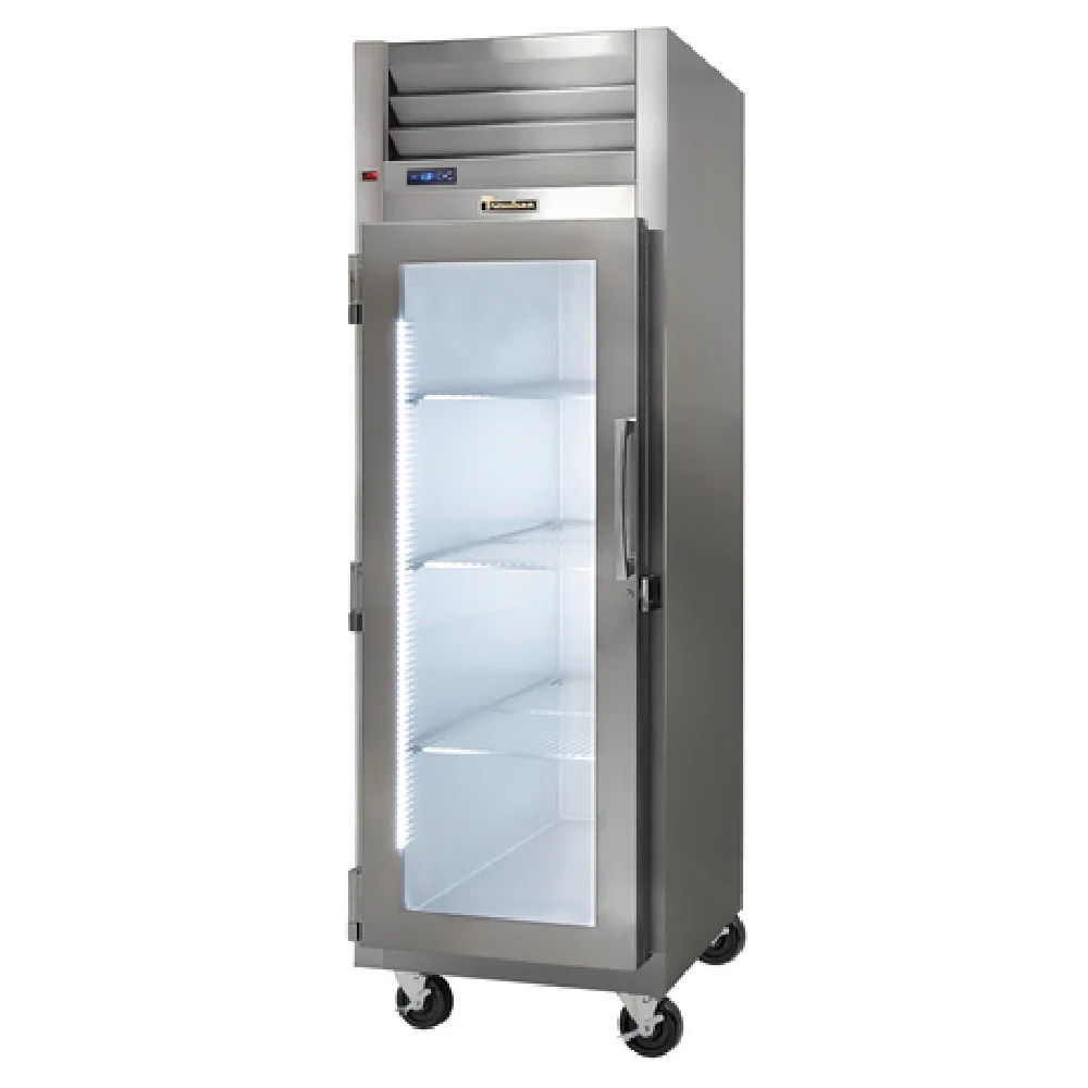 Traulsen G17014P 29 Inch Pass-thru Refrigerator Self-contained 1 Section with Glass Doors