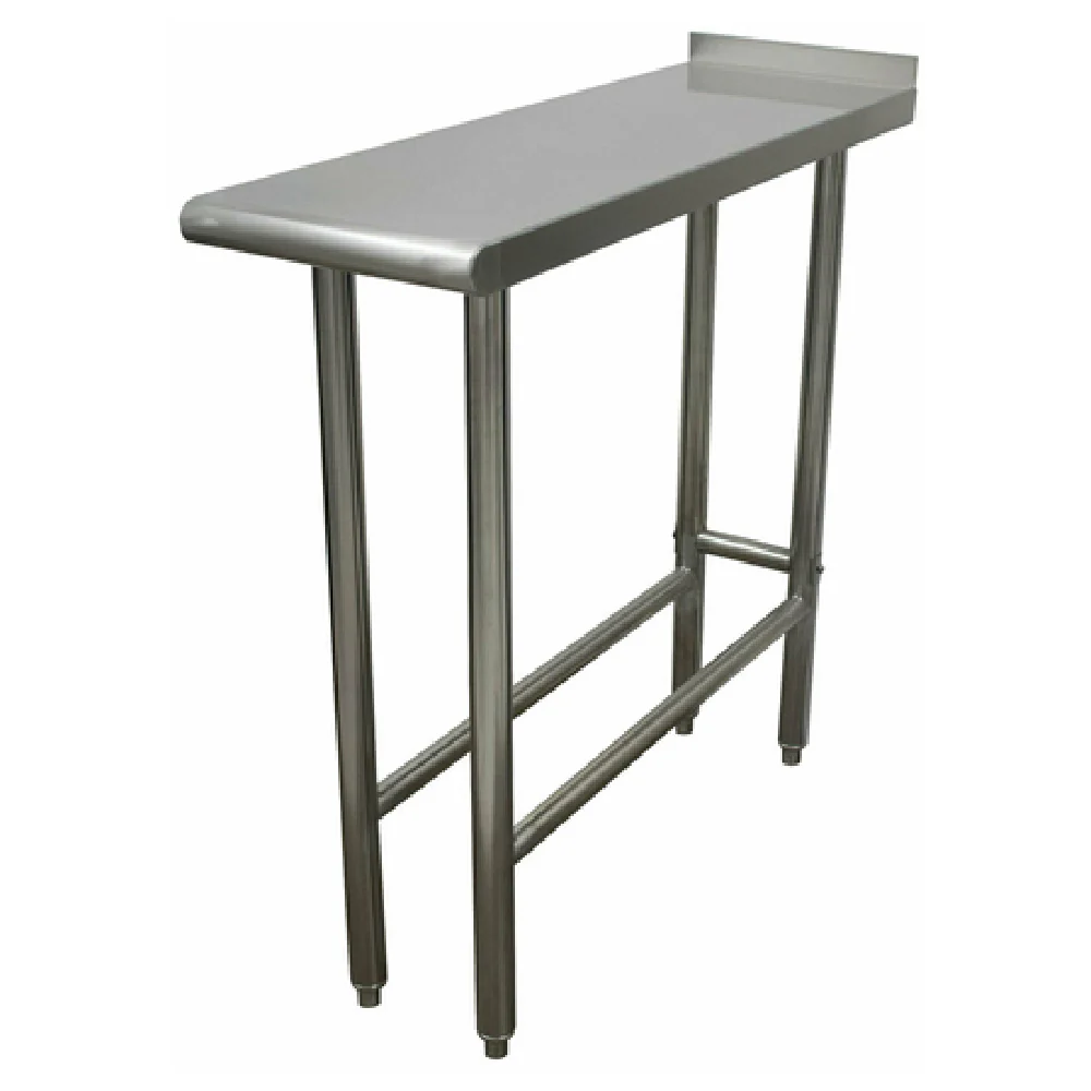 Advance Tabco TFMS-120 12 Inch Equipment Filler Table with Rear Upturn Stainless Steel