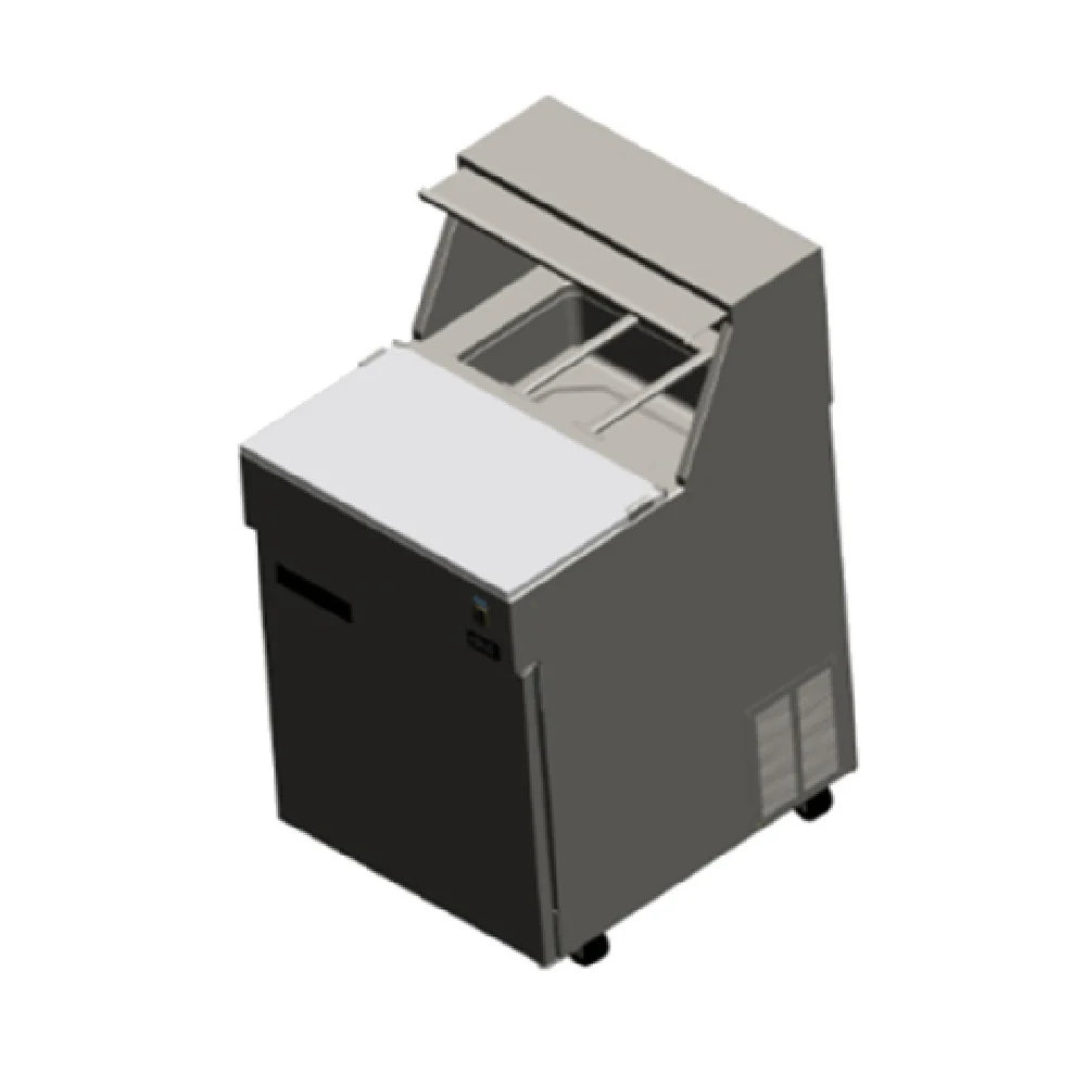 Delfield F18SC27-DCP 27 Inch Refrigerated Counter Sandwich Salad Unit 6.3 cu ft