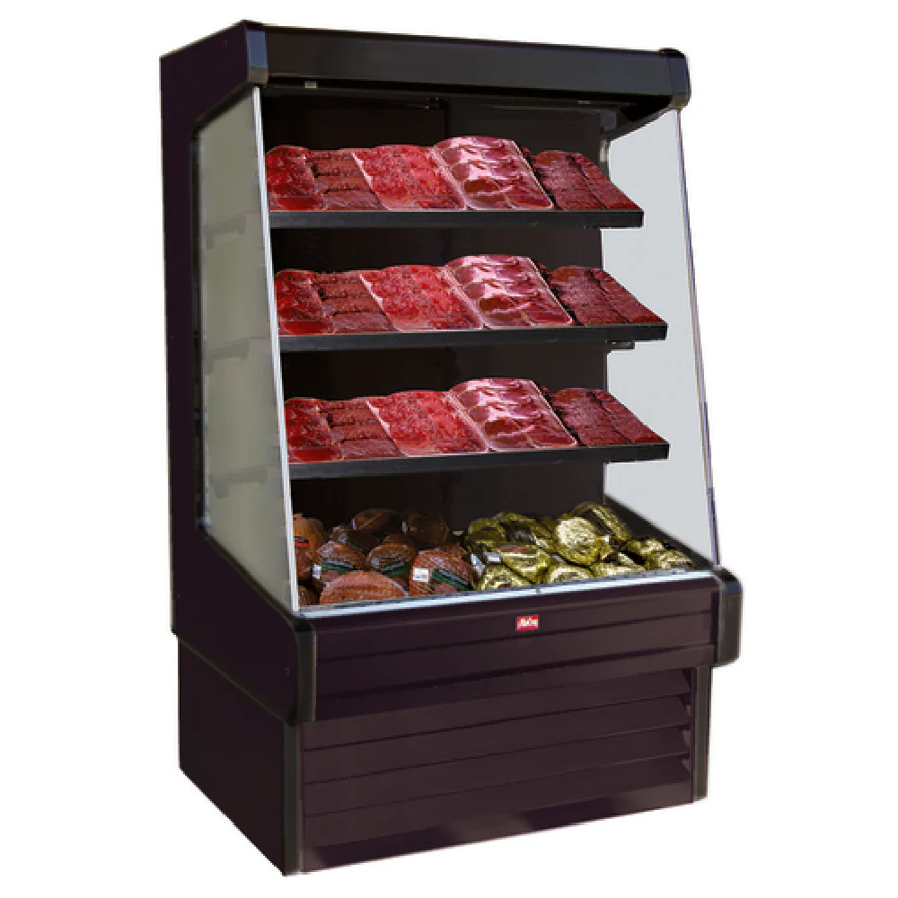 Howard-McCray R-OM30E-10-B-LED 123 Inch Meat Open Merchandiser Remote Refrigeration with LED Lighting Howard-McCray R-OM30E-10-B-LED 123 Inch Meat Open Merchandiser Remote Refrigeration with LED Lighting