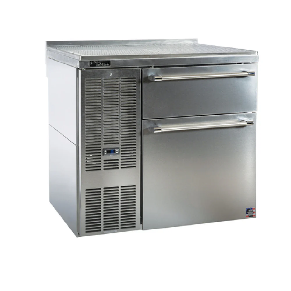 Perlick BBS36C 36 Inch Front Facing Refrigerated Drawer 7.4 Cu Ft Stainless Steel