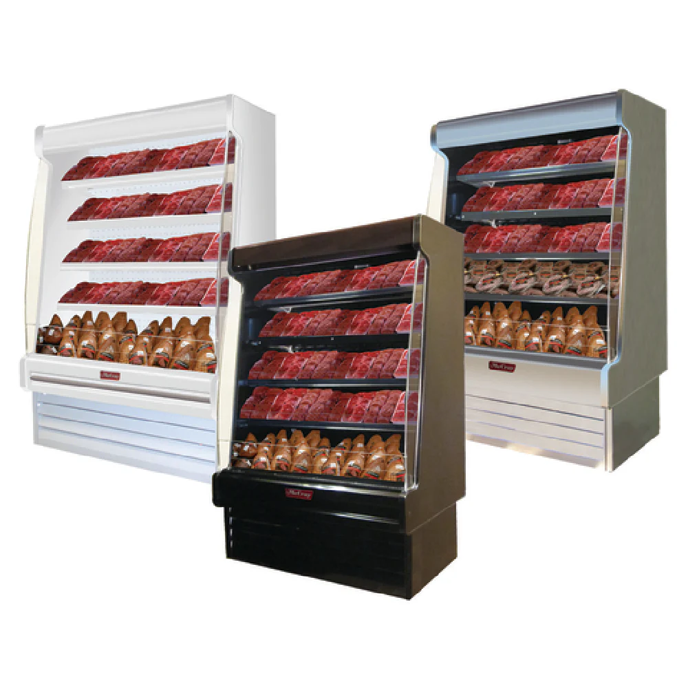 Howard-McCray R-OM35E-3S-S-LED 39 Inch Packaged Meats Merchandiser Stainless Steel with 4 Rows LED Lighting 4906 BTU Howard-McCray R-OM35E-3S-S-LED 39 Inch Packaged Meats Merchandiser Stainless Steel with 4 Rows LED Lighting 4906 BTU