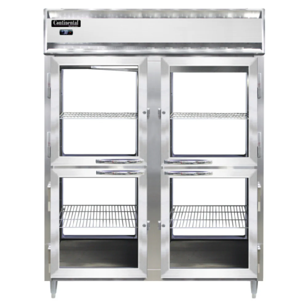 Continental Refrigerator D2RENPTHD-GD-GD Designer Line Wide Refrigerator 52 Cu. Ft. Capacity
