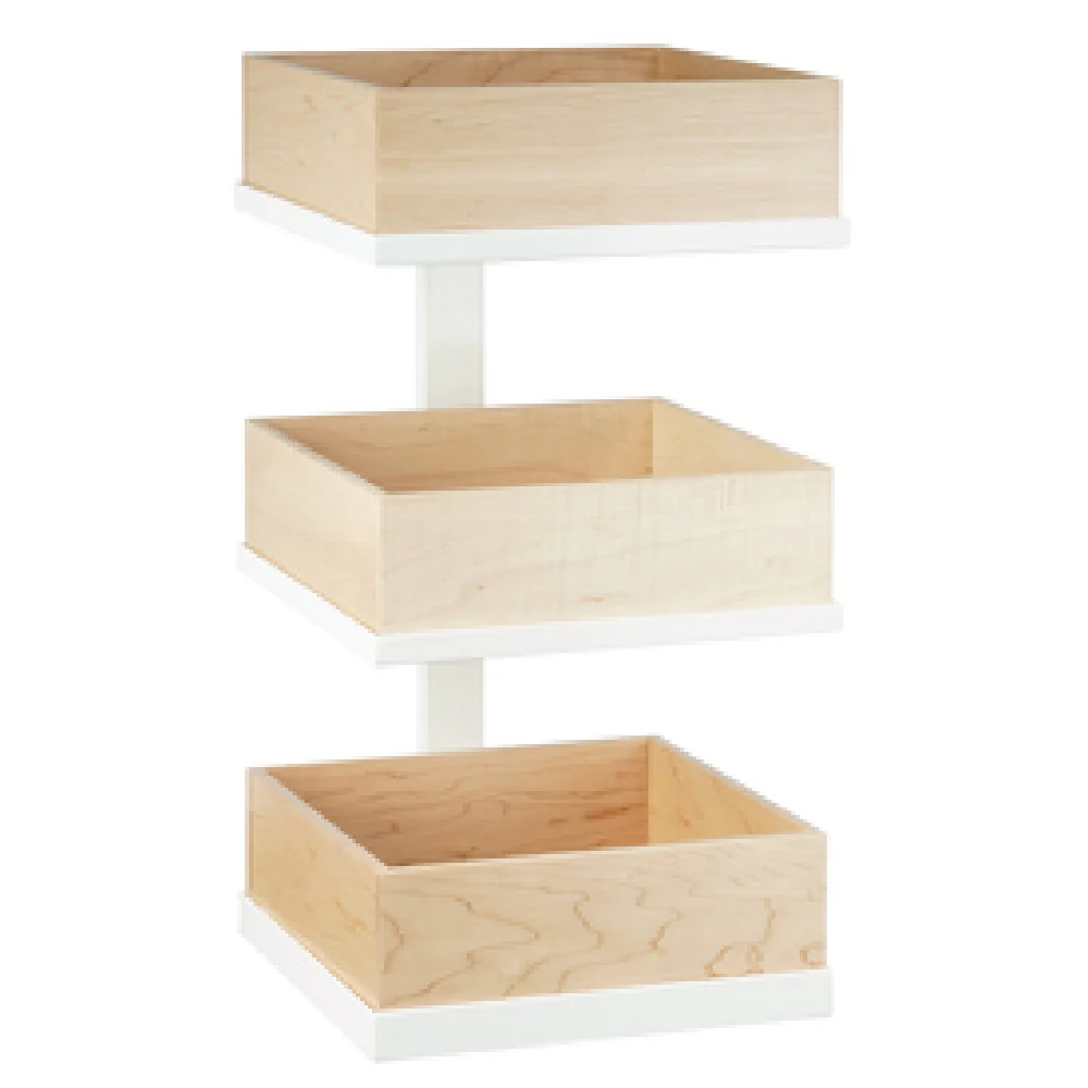 Cal Mil 22320-15 12-1/2 Inch Merchandising Stand Metal White for Acrylic Boxes Cal Mil 22320-15 12-1/2 Inch Merchandising Stand Metal White for Acrylic Boxes