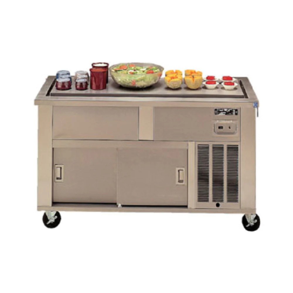 Dinex DXP4FT 60 Inch Mobile Frost Top Serving Counter 14 Gauge Stainless Steel