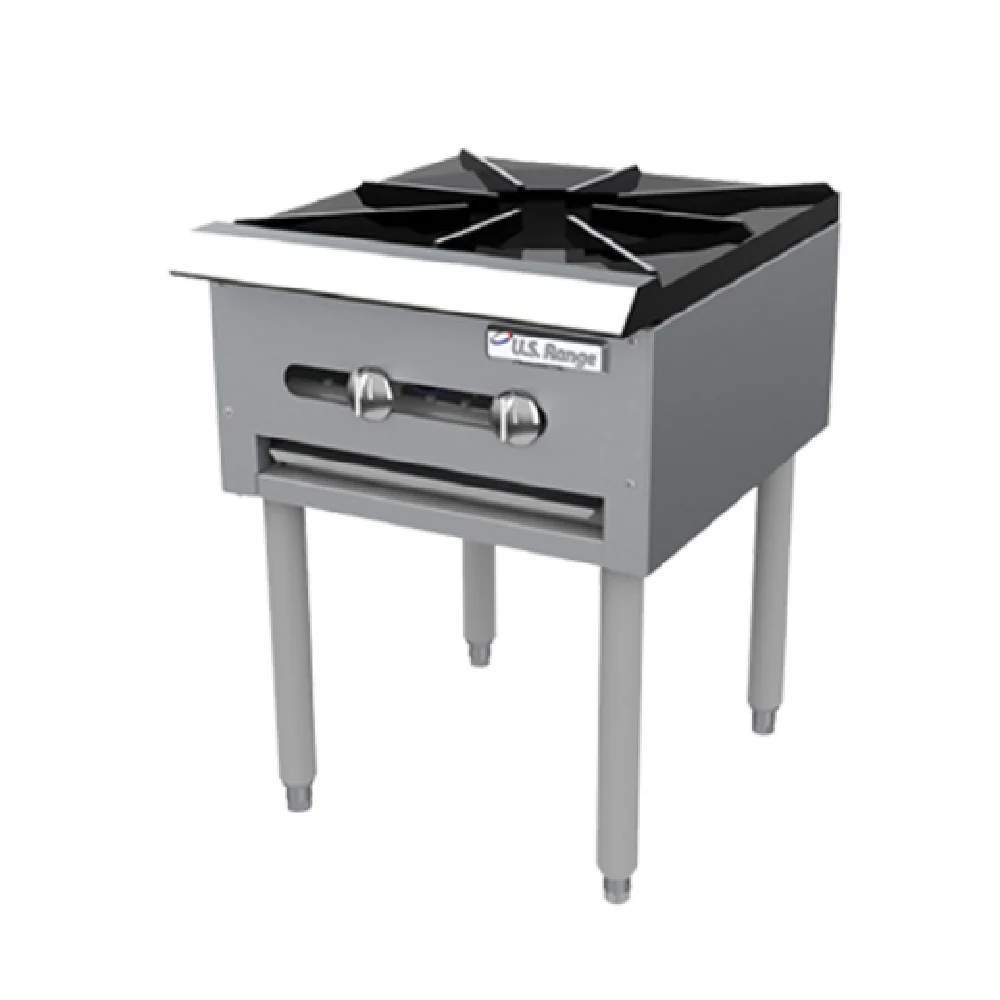 Garland SP-1844_NAT 18 Inch Gas Stock Pot Range Heavy Duty Burner 45000 BTU with Adjustable Legs