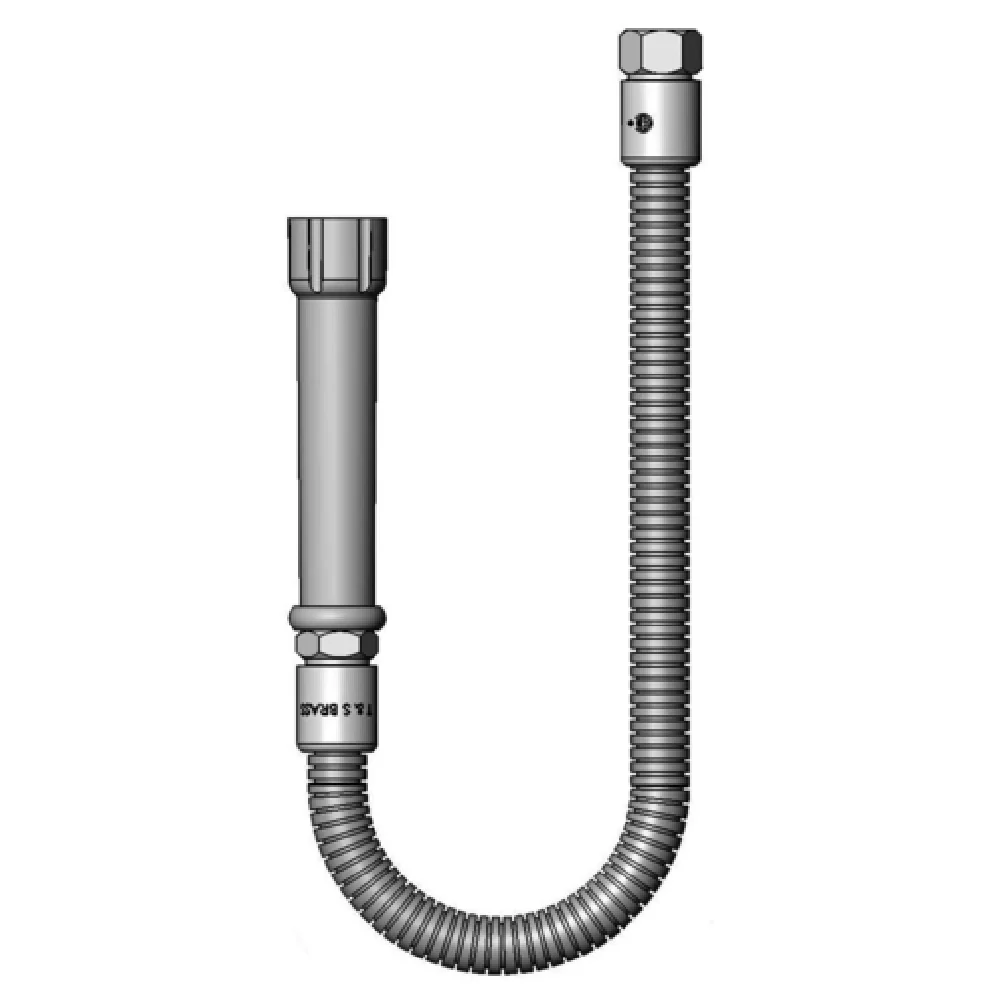 T&S Brass B-0028-H 28 Inch Hose Pre-Rinse Flex Hose Stainless Steel with Durability T&S Brass B-0028-H 28 Inch Hose Pre-Rinse Flex Hose Stainless Steel with Durability
