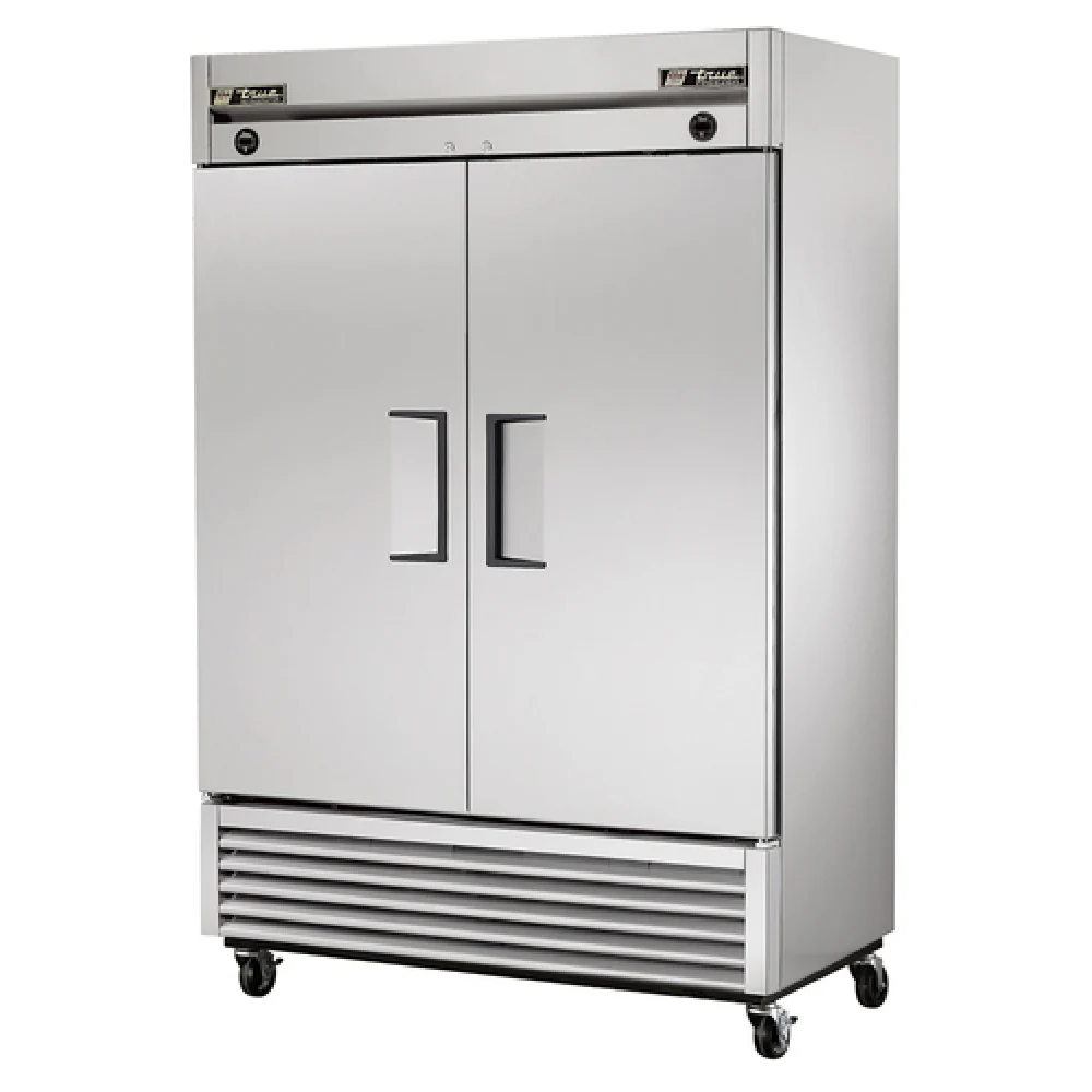 True Refrigeration T-49DT-HC 54 Inch Dual Temperature Refrigerator Freezer with Stainless Steel Front and Aluminum Sides True Refrigeration T-49DT-HC 54 Inch Dual Temperature Refrigerator Freezer with Stainless Steel Front and Aluminum Sides