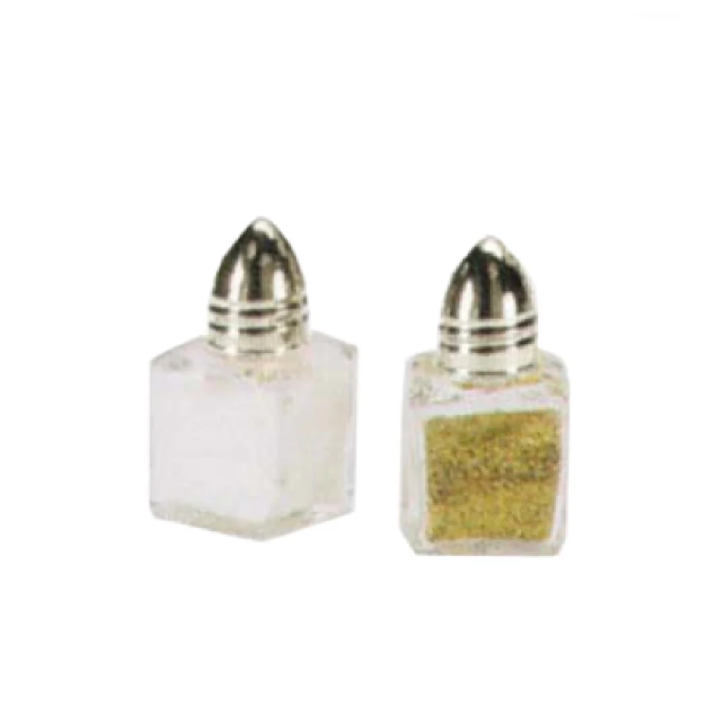 Vollrath 710 1/2 Oz Salt and Pepper Shaker Chrome Plated Glass Jar