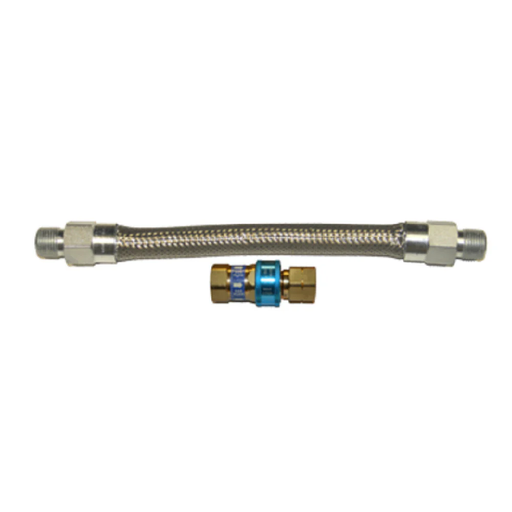 Dormont 16100BQ60 1 Inch Diameter 60 Inch Long Gas Connector Hose Assembly with Stainless Steel Braid