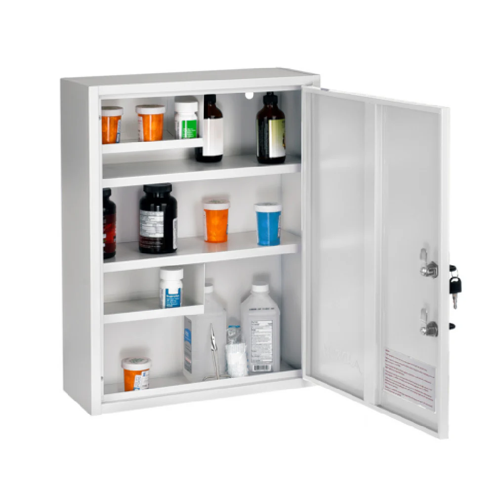 Alpine Industries ADI999-04-WHI 16 Inch Medical Security Cabinet Surface Mount White Alpine Industries ADI999-04-WHI 16 Inch Medical Security Cabinet Surface Mount White