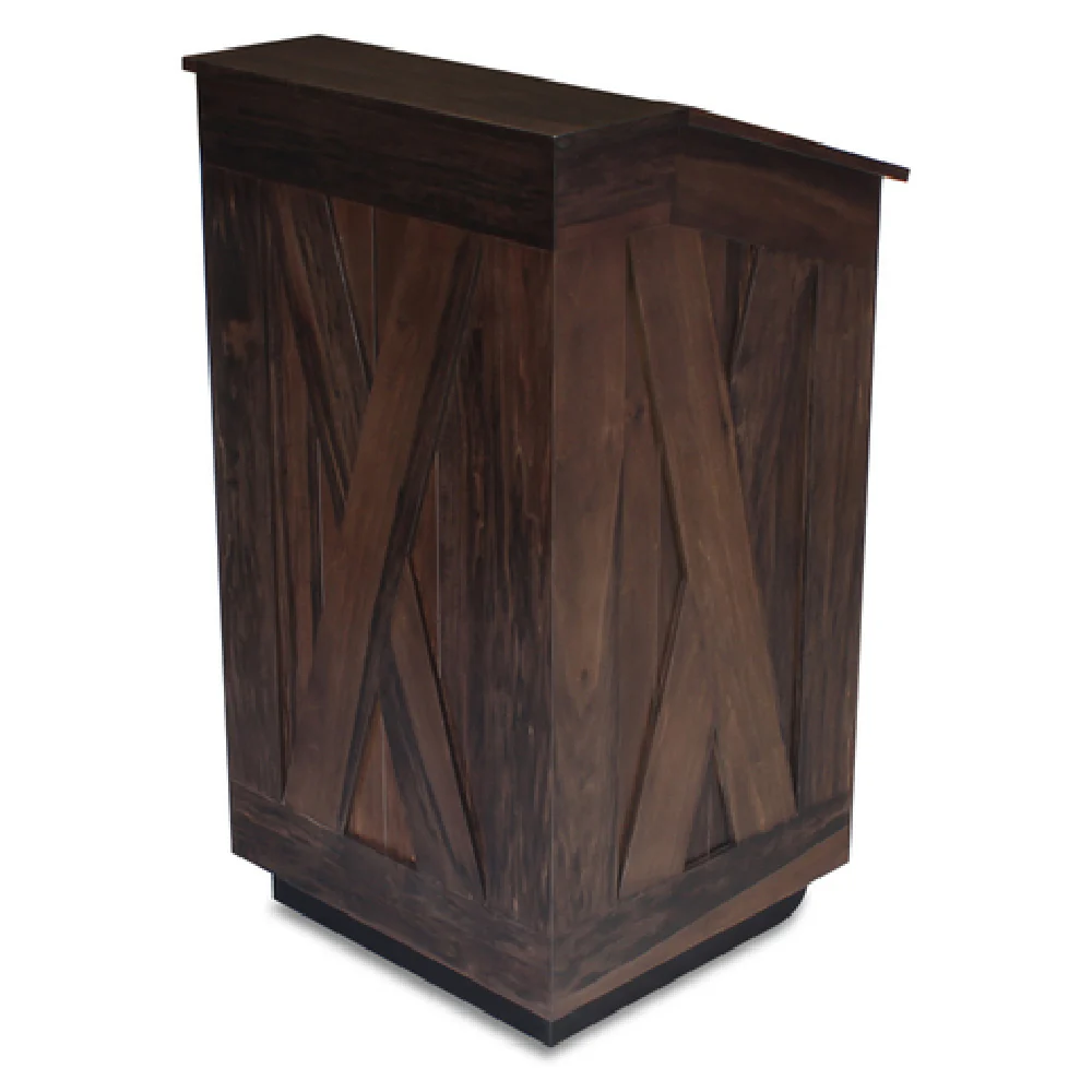 Forbes Industries 5906 26-1/2 Inch Rustica Podium Floor Style Hardwood with Wheels Forbes Industries 5906 26-1/2 Inch Rustica Podium Floor Style Hardwood with Wheels