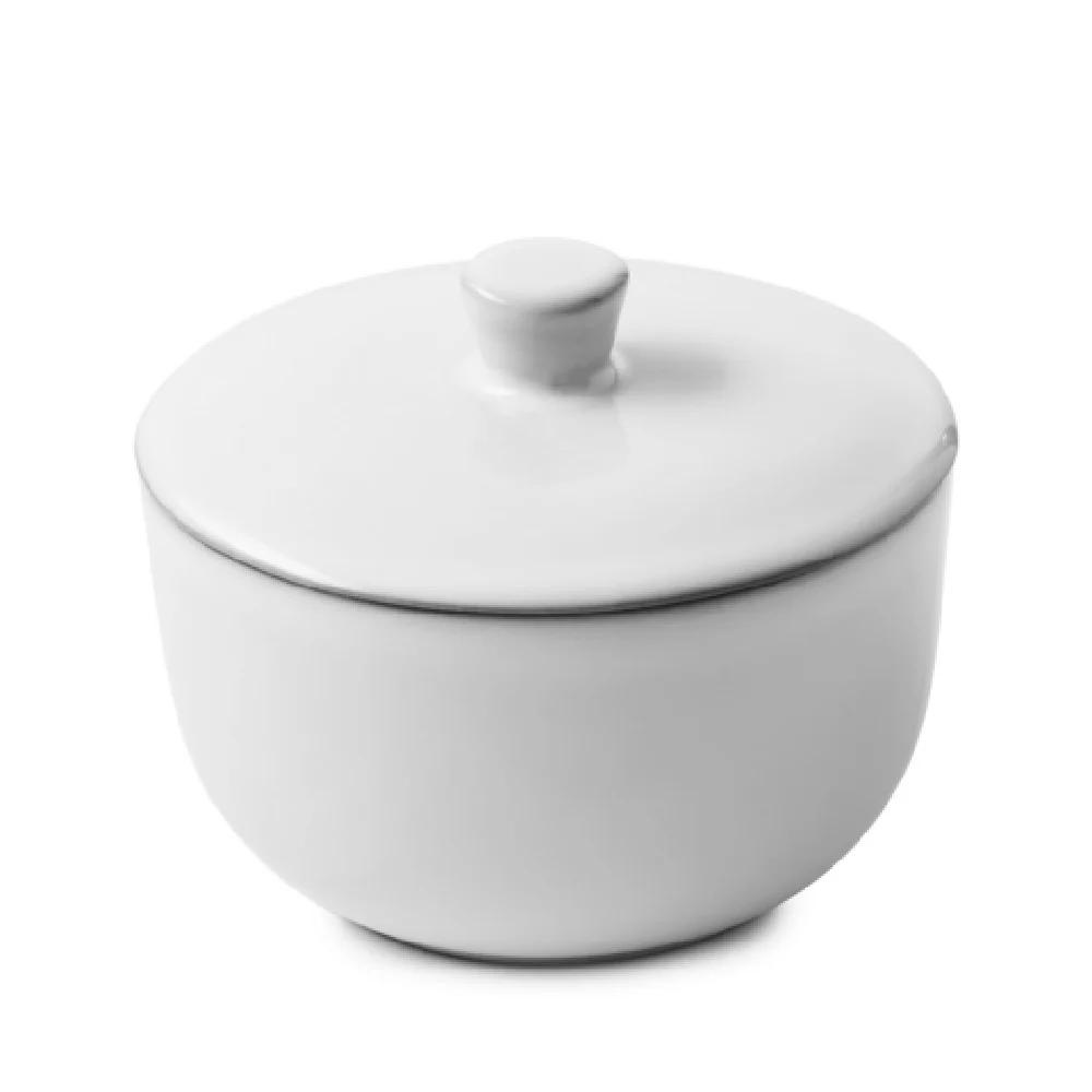 Revol 660523 5 Oz Sugar Bowl With Lid Porcelain Made in France Revol 660523 5 Oz Sugar Bowl With Lid Porcelain Made in France