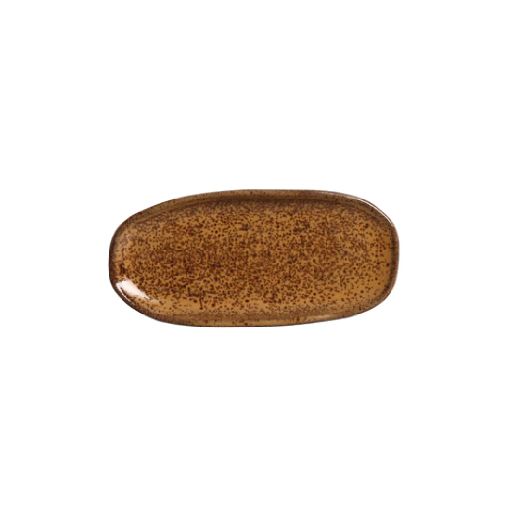 Porto Brasil 15214105801 6.5 Inch Mini Oval Platter Stoneware Shallow Organic