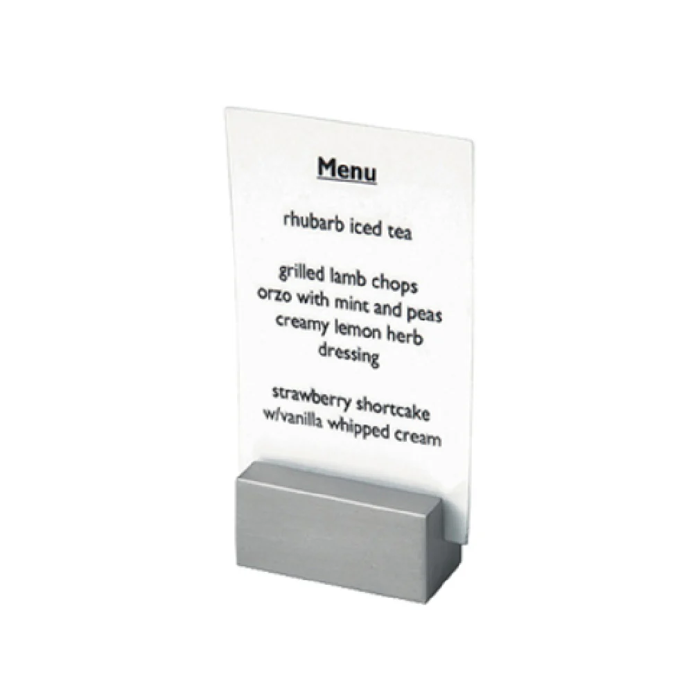 FOH BHO001BCZ23 Accessories Menu/Sign Holder 1-1/2