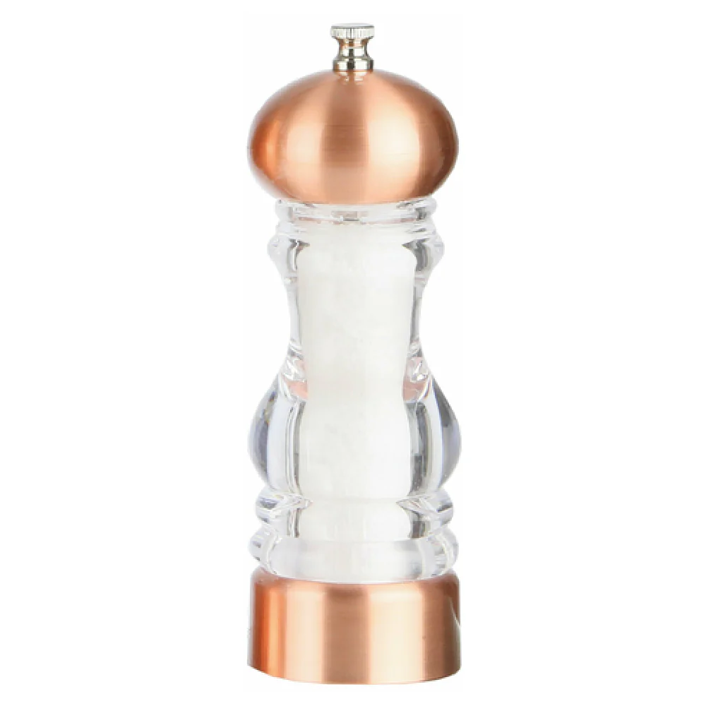 Chef Specialties 29186 7-1/2 Inch Professional Series Salt Mill with Rose Gold Finish