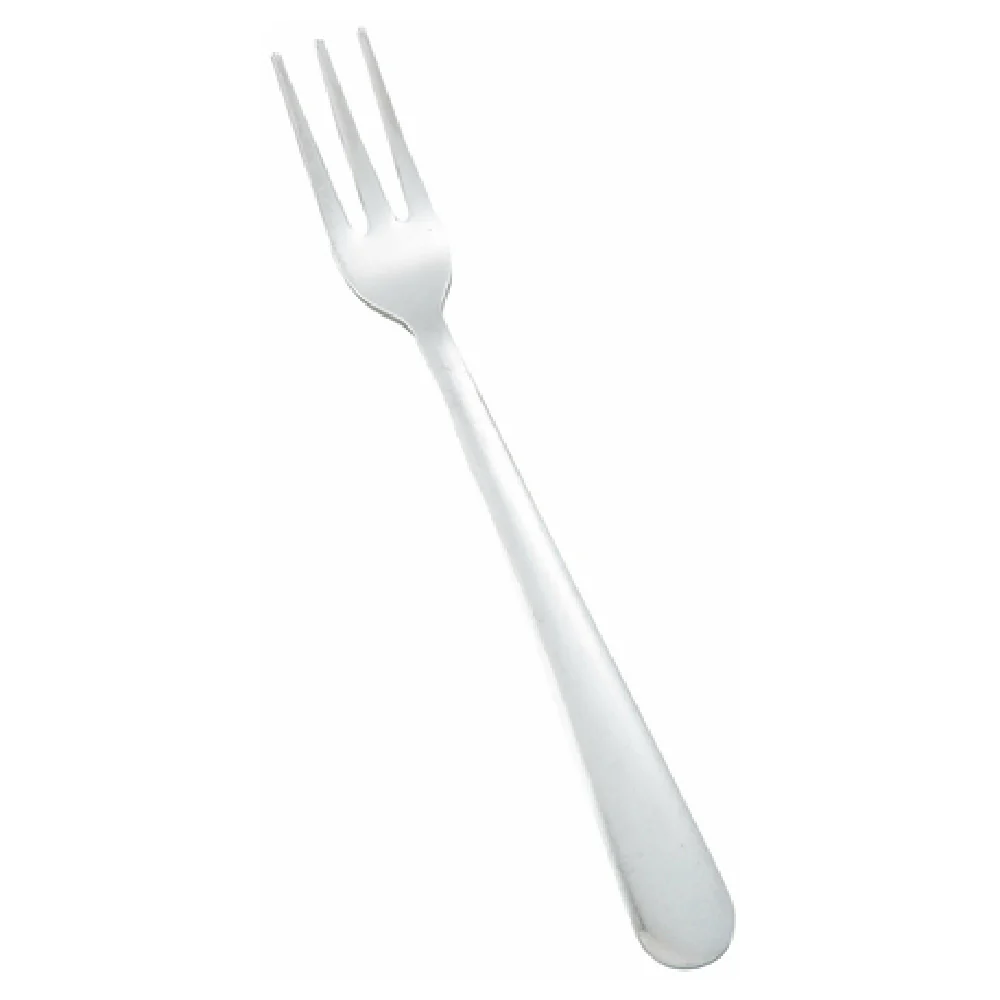 Winco 0002-07 5-1/2 Inch Oyster Fork Medium Weight Vibro Finish 18/0 Stainless Steel