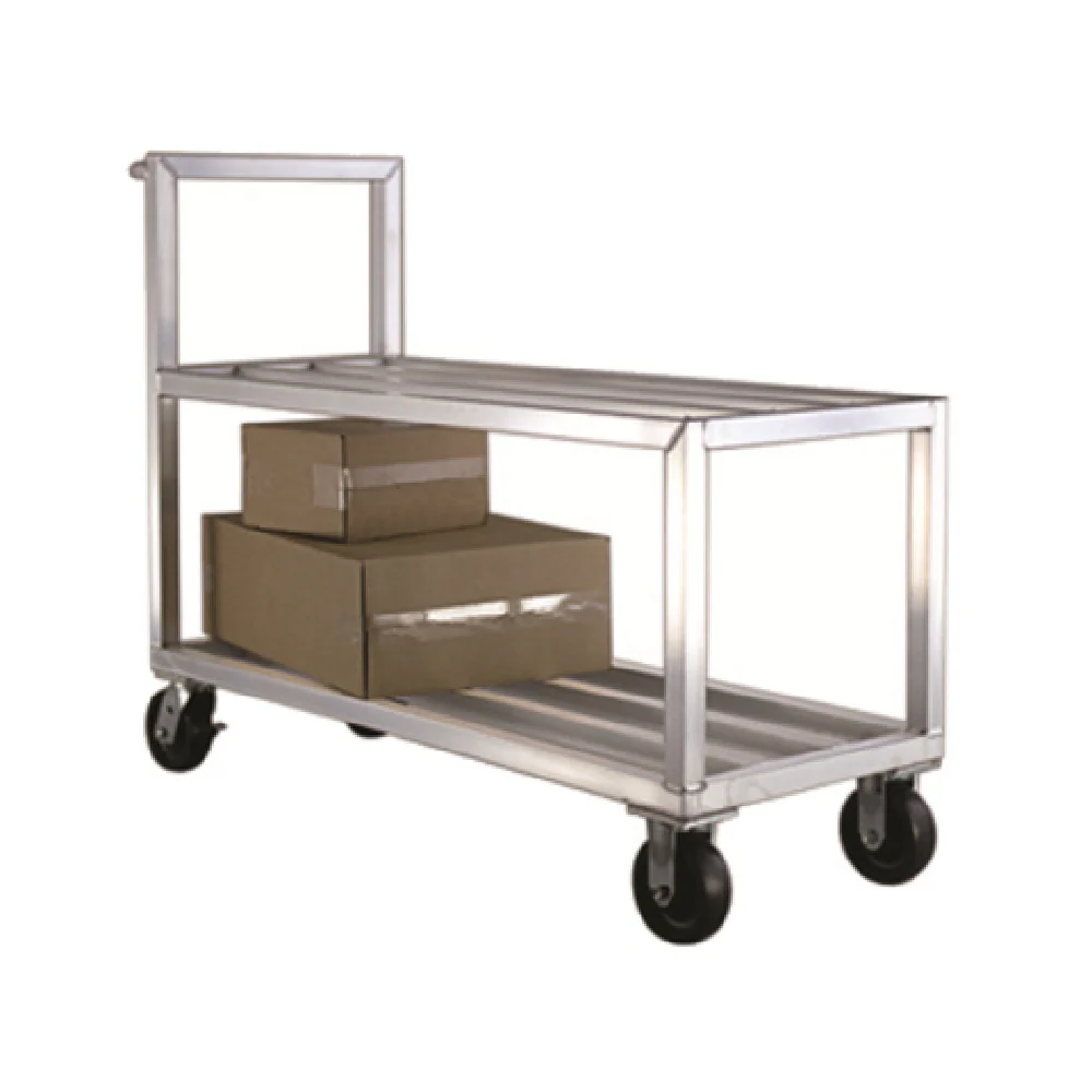 New Age Industrial NS557 21 Inch Mobile 2 Tier Truck Aluminum with Handle New Age Industrial NS557 21 Inch Mobile 2 Tier Truck Aluminum with Handle
