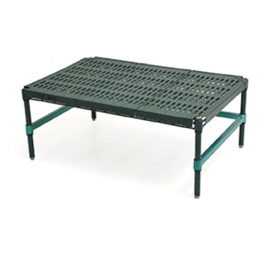 Eagle QP-DR1830E-GL 30 Inch QuadPLUS Dunnage Rack with Antibacterial Mat