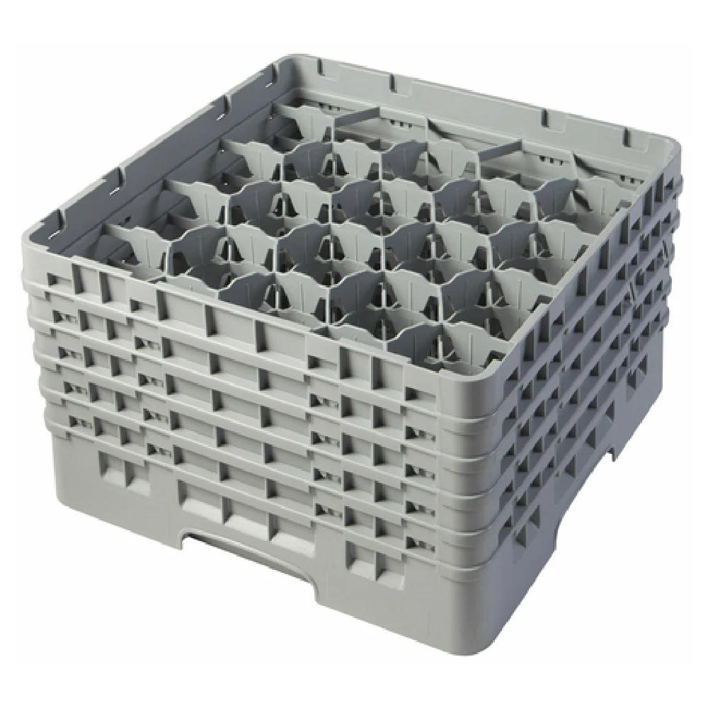 Cambro 20S958151 Full Size Dishwasher Rack Glass Compartment with 5 Extenders Soft Gray Cambro 20S958151 Full Size Dishwasher Rack Glass Compartment with 5 Extenders Soft Gray