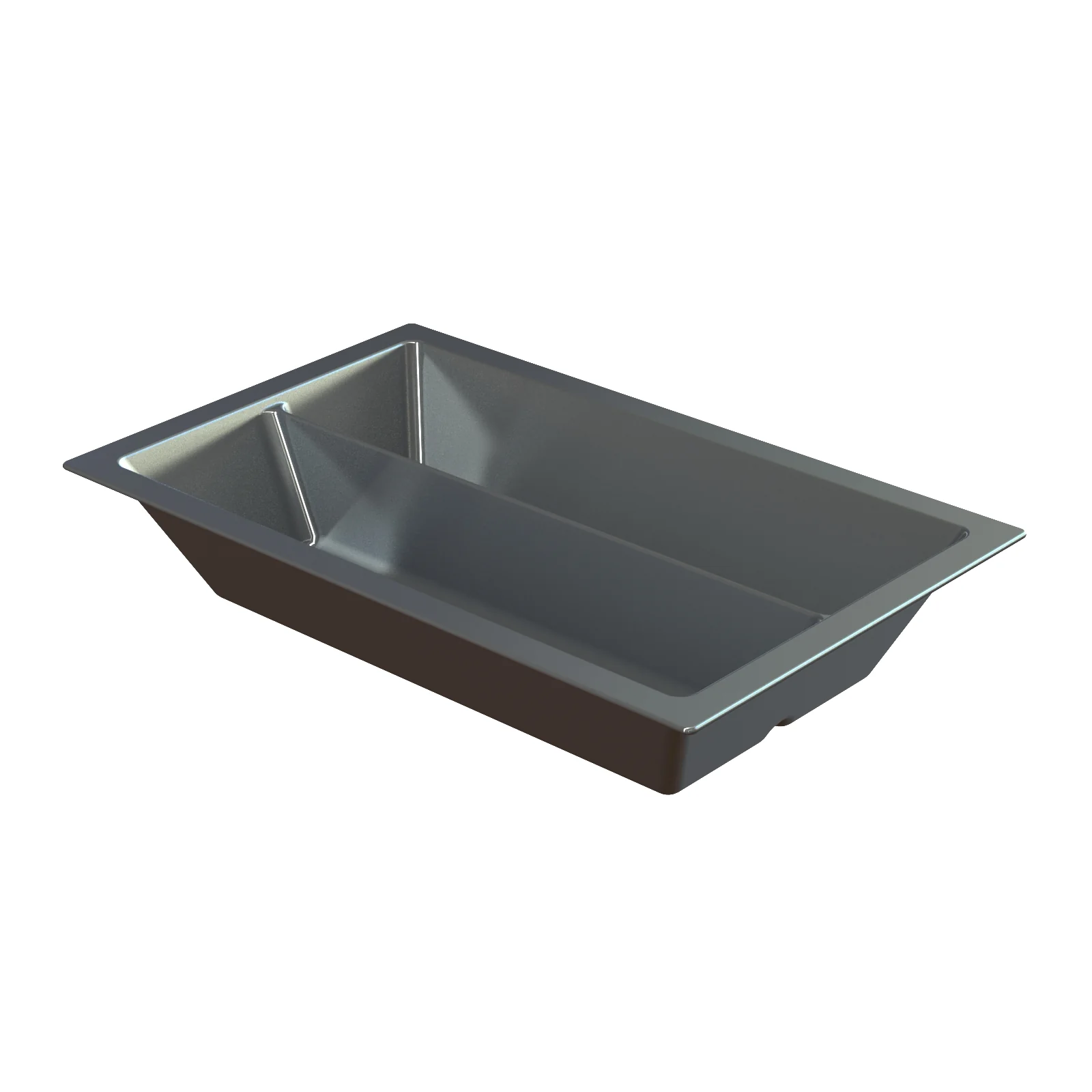 Tablecraft CW4050N 21 Inch Cold Holding Food Pan Aluminum Divided 10 Quarts